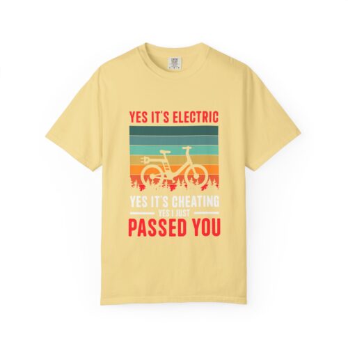 Upload - 20.19.Electric Bike Humor T-Shirt - Perfect Gift for Cyclists, Casual Outfit, Sports Event, Cycling Enthusiasts