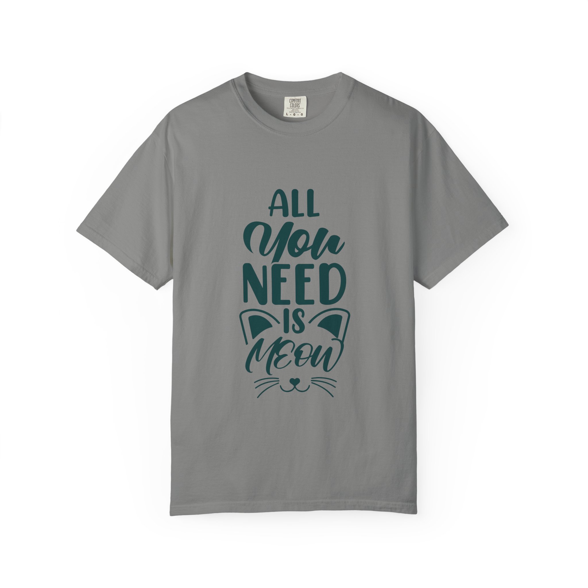 Upload - 5.2b.All You Need is Meow T-Shirt - Image 5