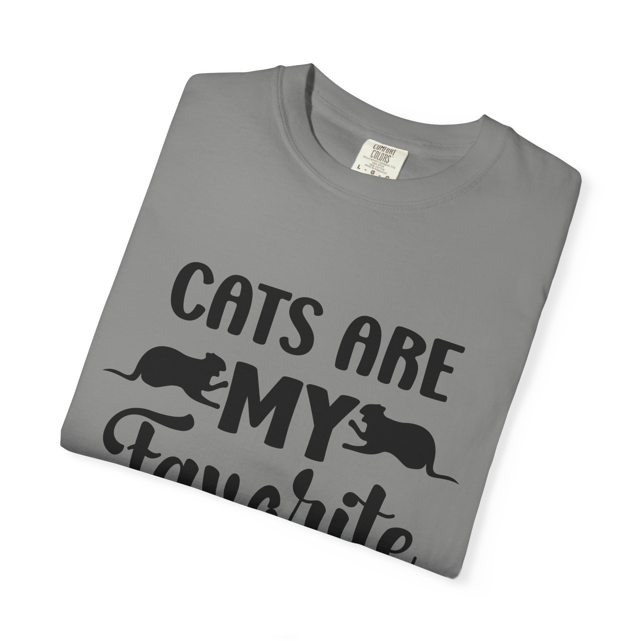 Upload - 5.1b.Cats Are My Favorite People Unisex T-Shirt - Image 7