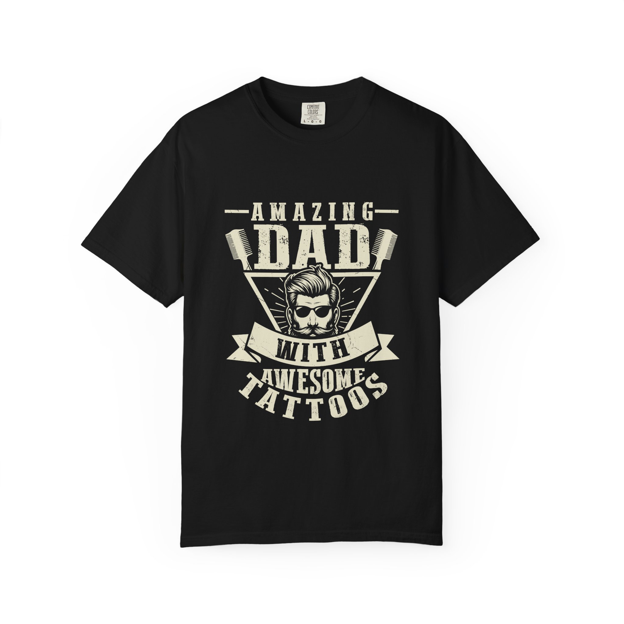 Upload - 18.1.Amazing Dad Garment-Dyed T-Shirt - Image 5