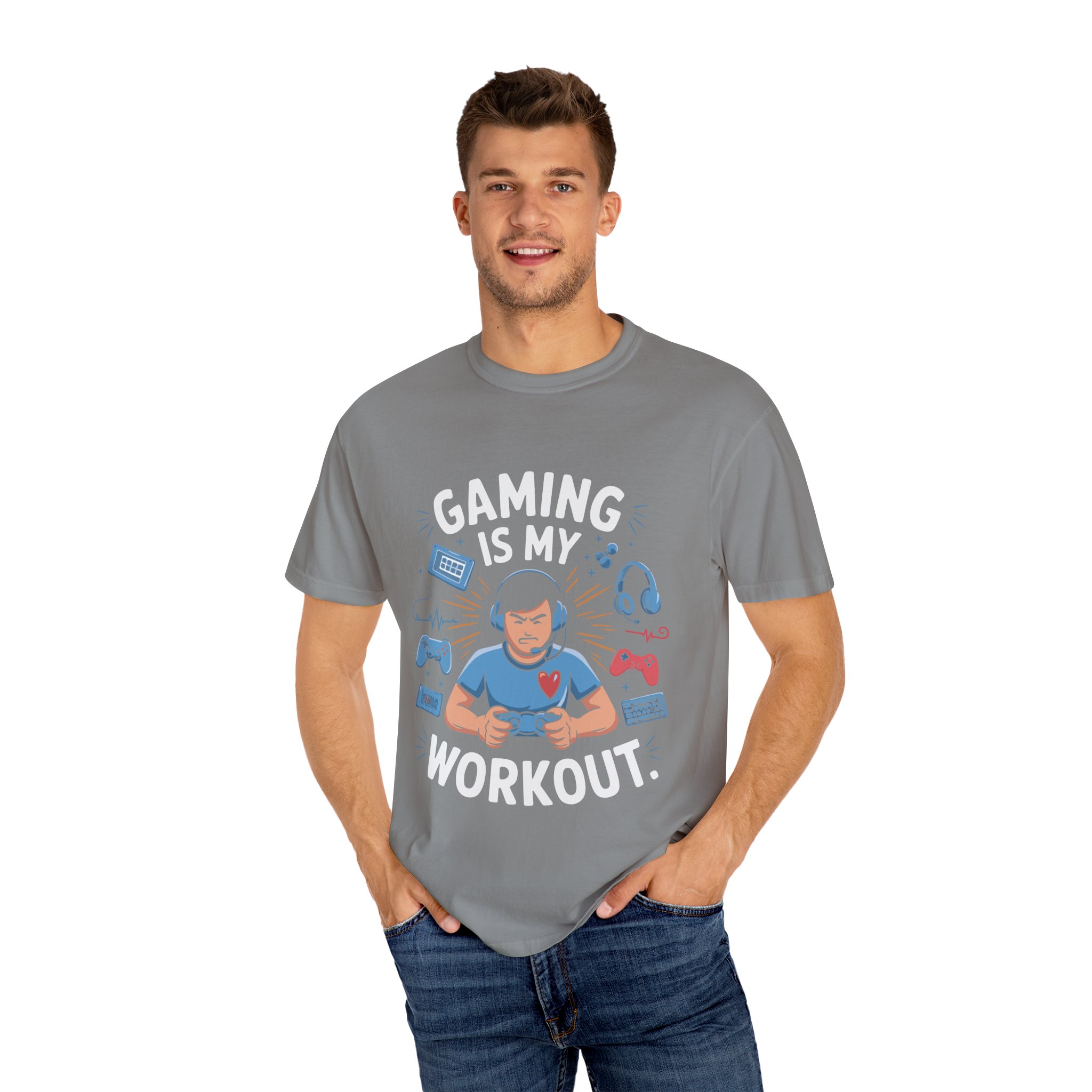 Upload - 3.2. Gaming Workout Unisex T-shirt - Image 4