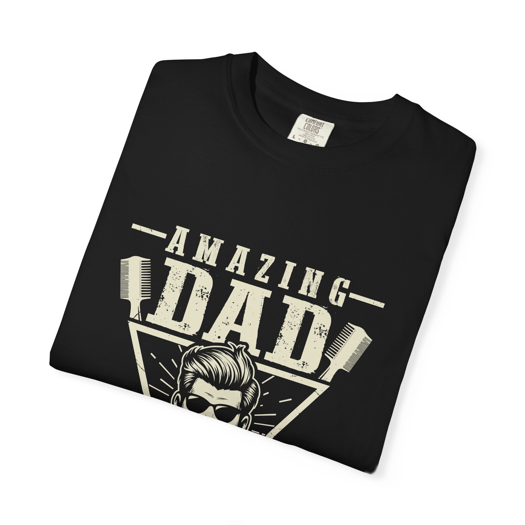 Upload - 18.1.Amazing Dad Garment-Dyed T-Shirt - Image 7