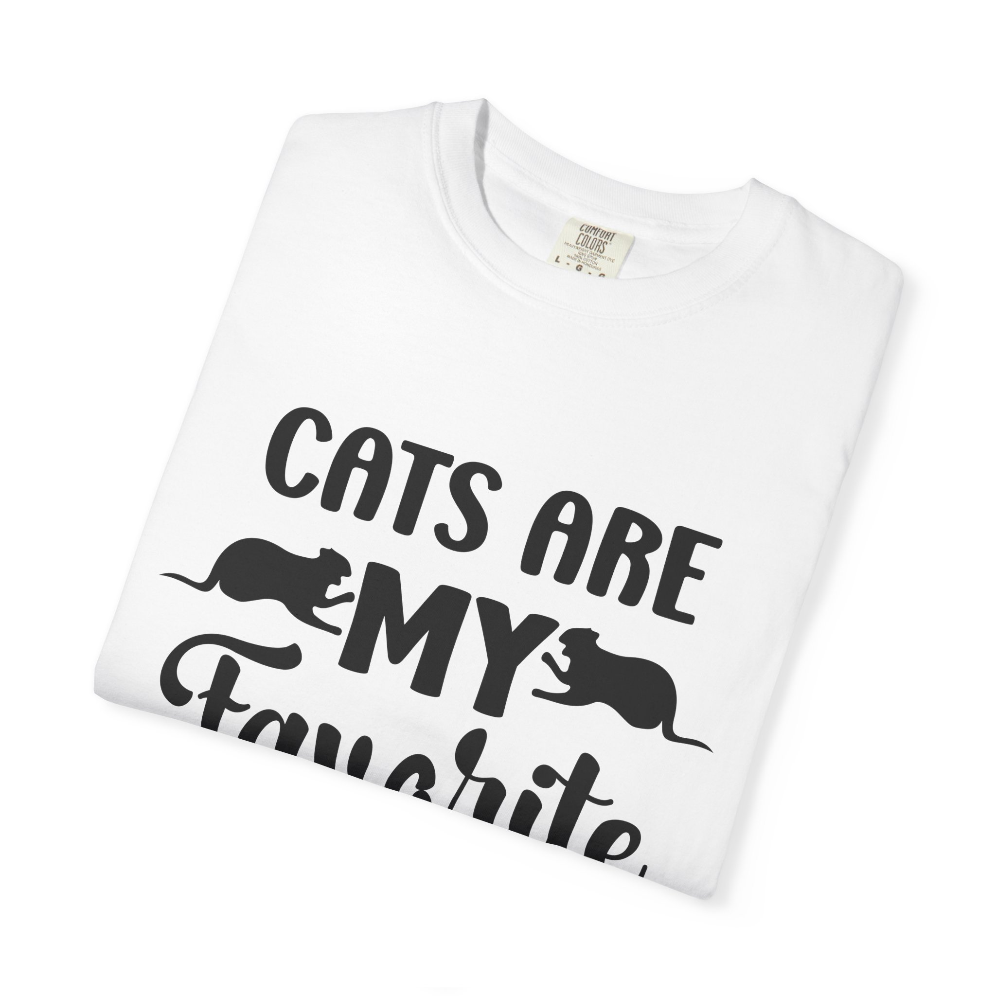 Upload - 5.1b.Cats Are My Favorite People Unisex T-Shirt - Image 3