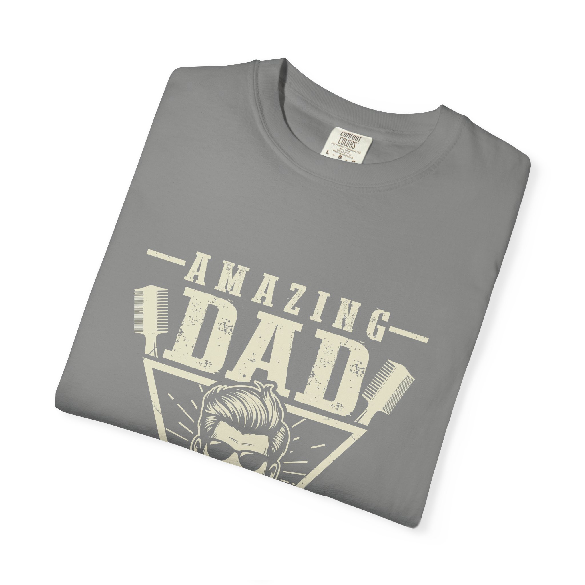 Upload - 18.1.Amazing Dad Garment-Dyed T-Shirt - Image 3
