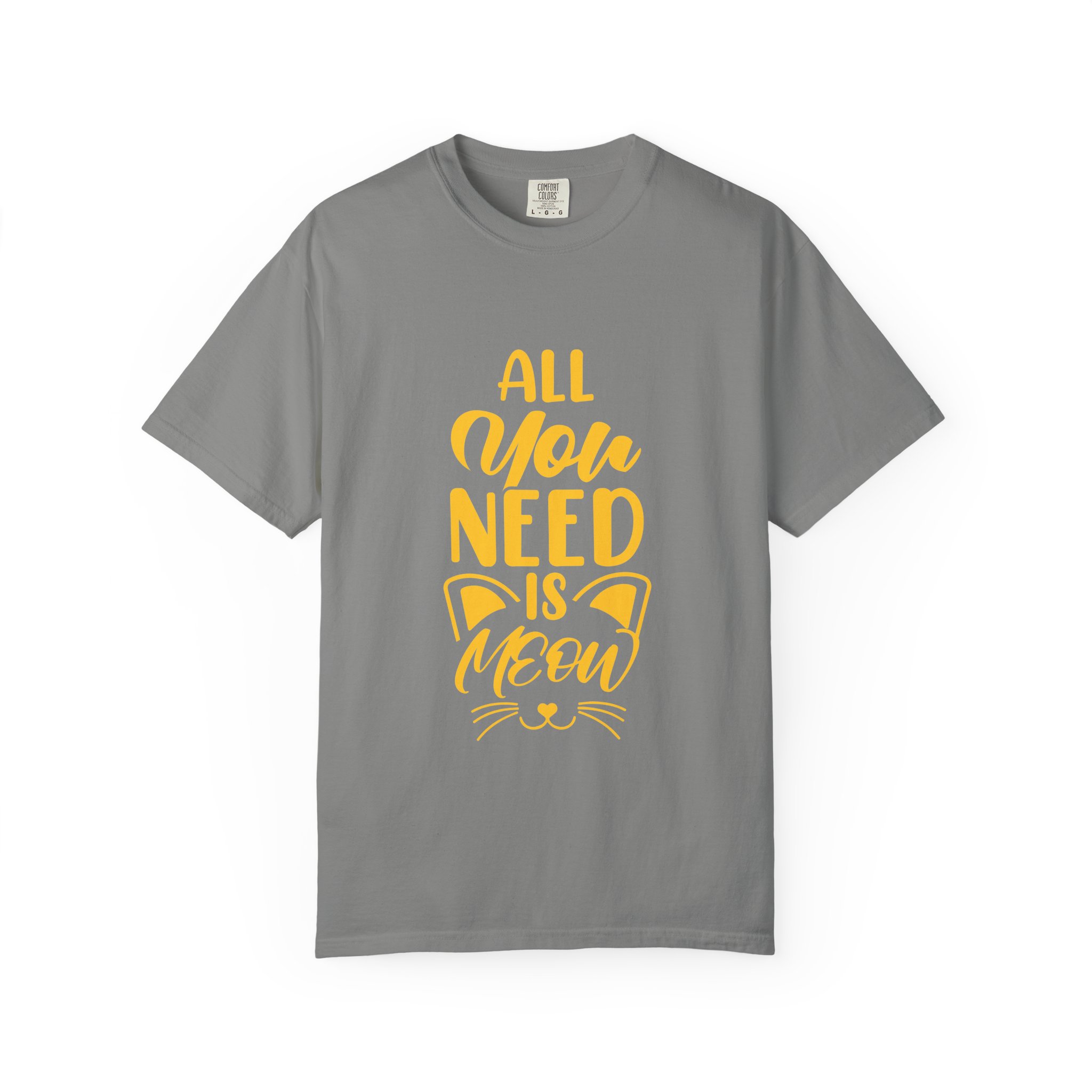 Upload - 5.2a.All You Need is Meow Unisex T-Shirt - Image 5