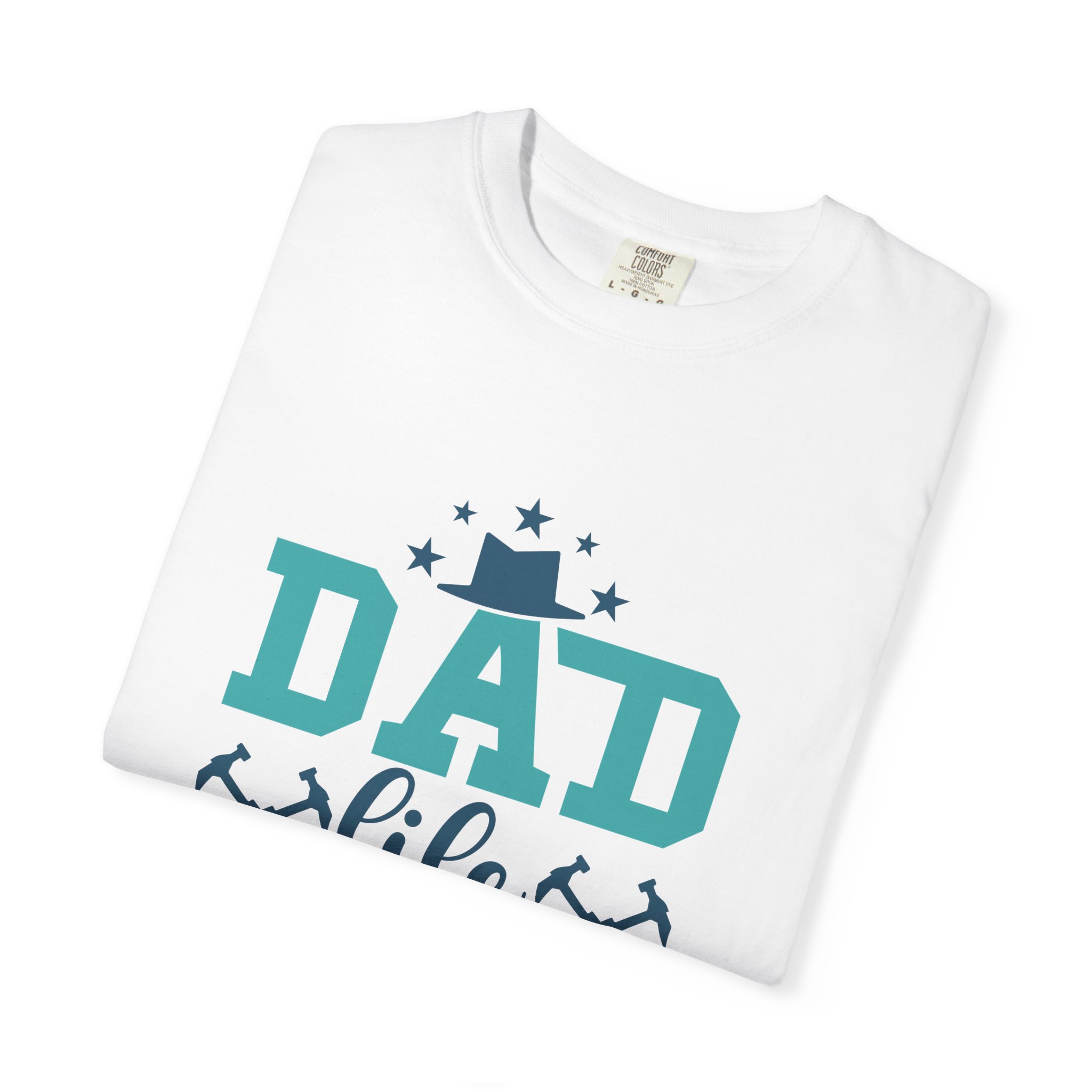 Upload - 10.14.Dad Life T-Shirt - Totally Nailed It - Unisex Garment-Dyed Tee - Image 3