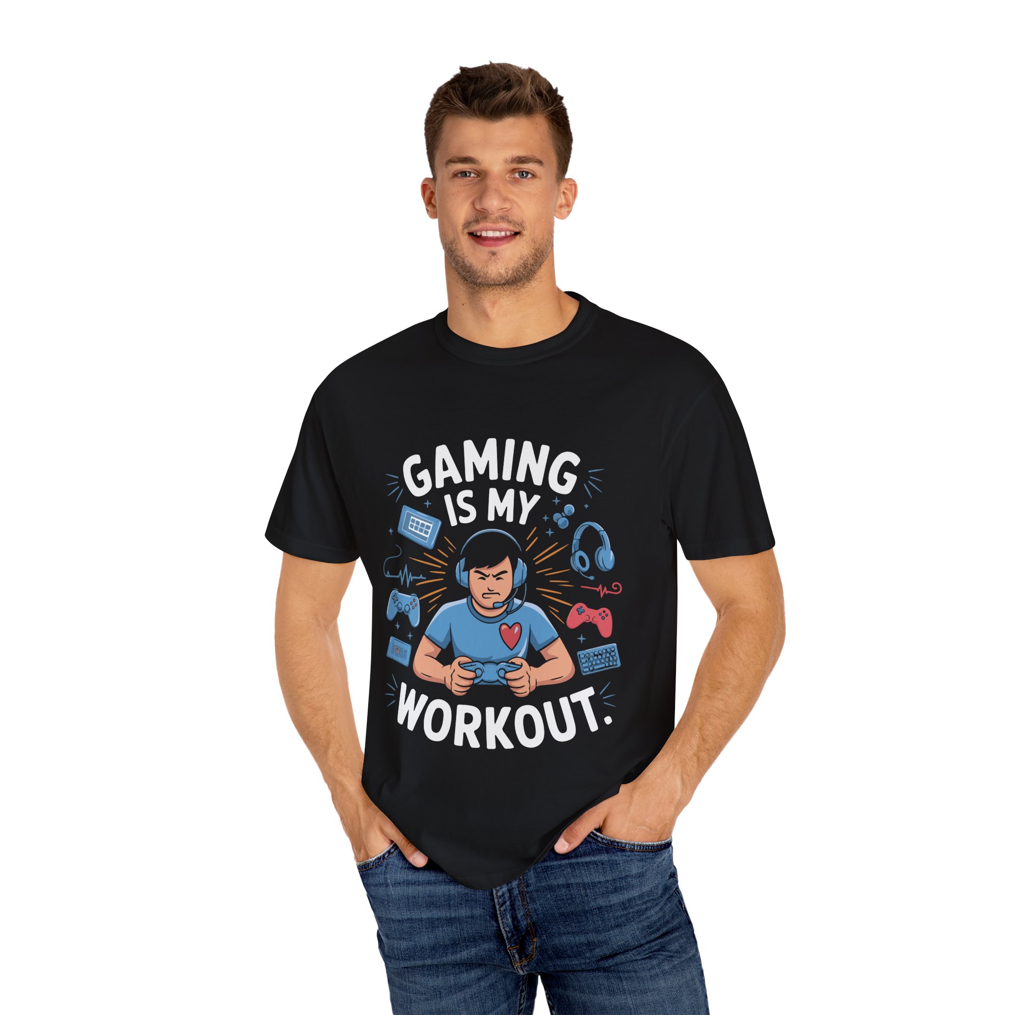 Upload - 3.2. Gaming Workout Unisex T-shirt - Image 8
