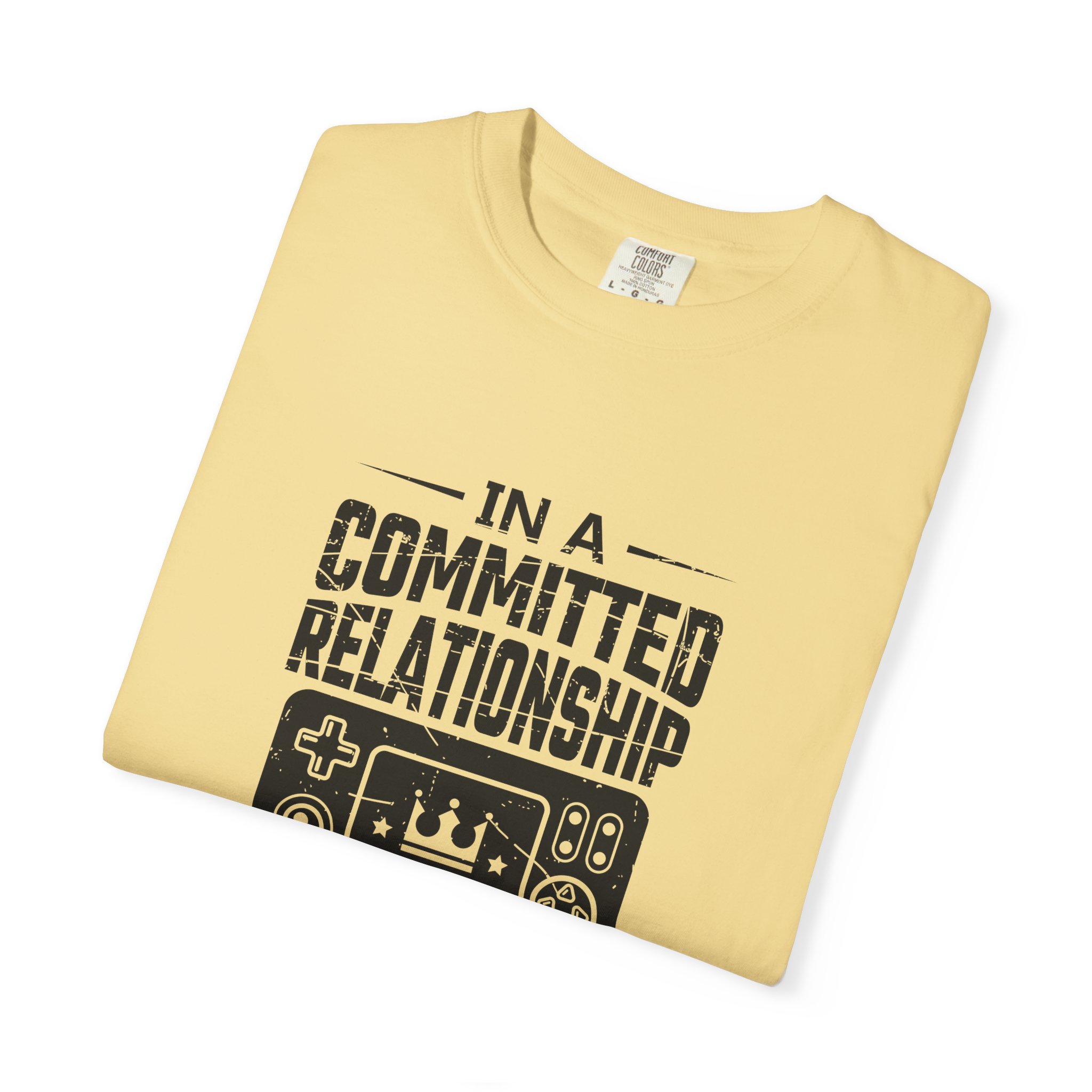 Gaming Relationship Tee - Perfect for Gamers, Committed Gamer Gift, Video Game Lovers, Funny Gamer Apparel - Image 2