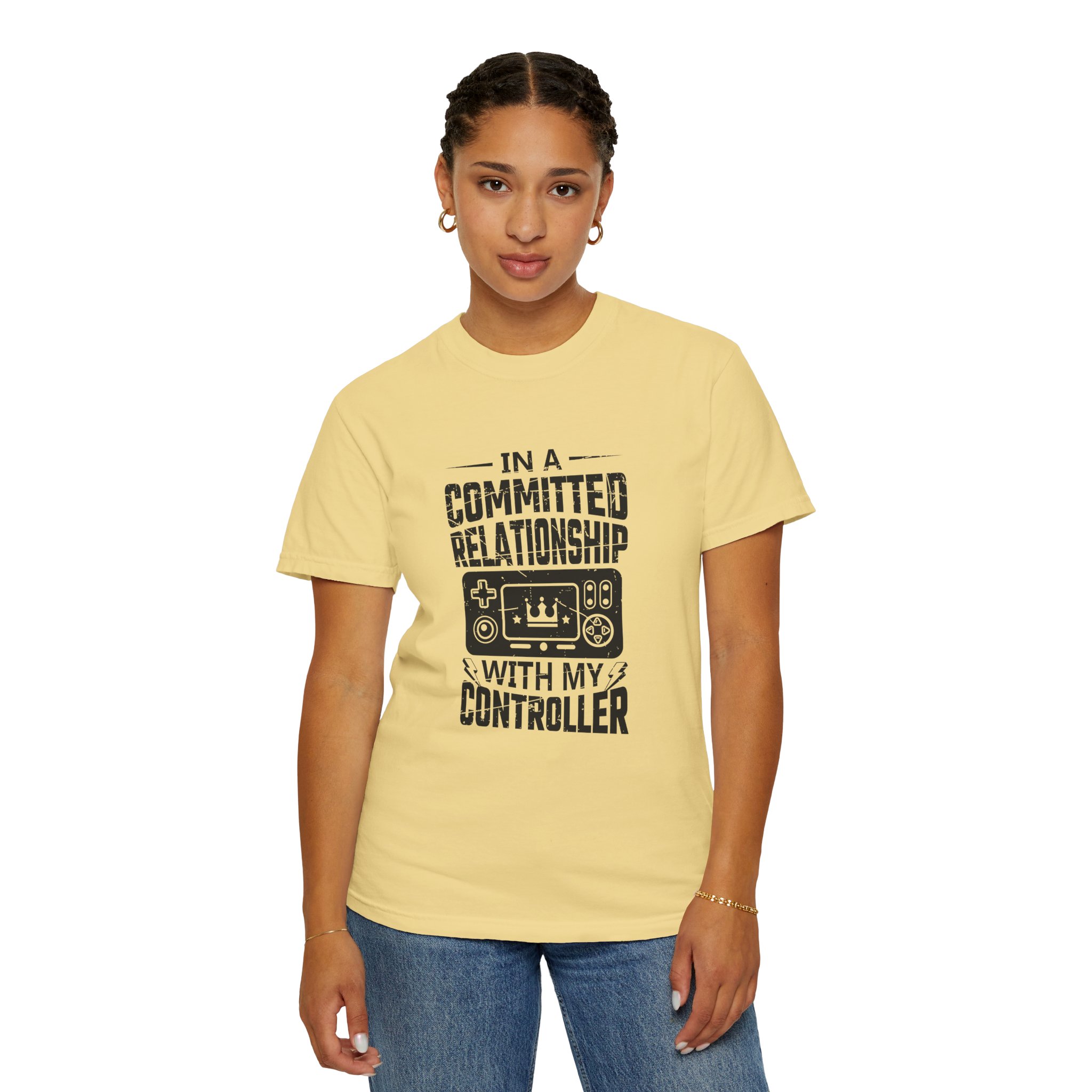 Gaming Relationship Tee - Perfect for Gamers, Committed Gamer Gift, Video Game Lovers, Funny Gamer Apparel - Image 4